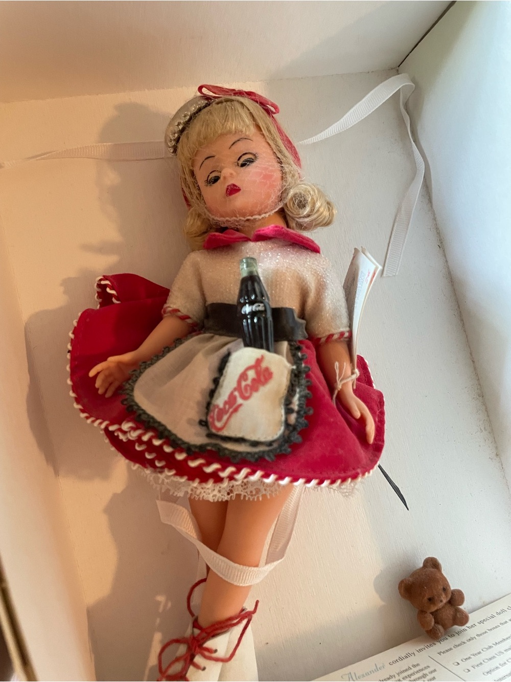 Madame Alexander Coca-Cola Carhop doll model #17400 with box